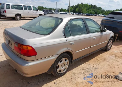 2000 Honda Civic Ex z USA, uszkodzony, nr VIN 1HGEJ8647YL023895